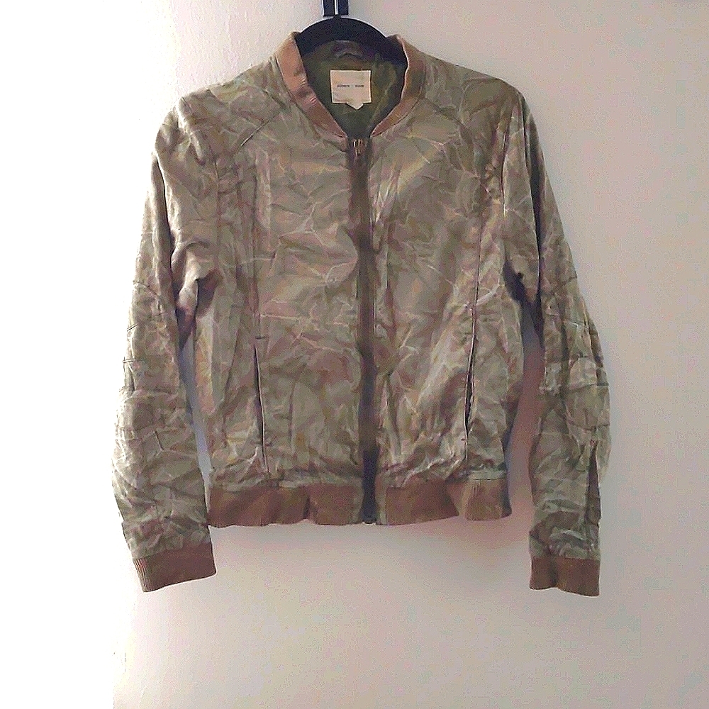 * NOT AVAILABLE DO NOT PURCHASE * Silence + Noise Camo Bomber Jacket